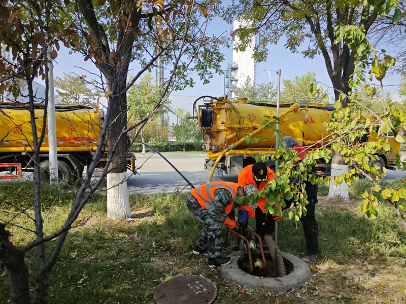 五福家园厂区管道清洗