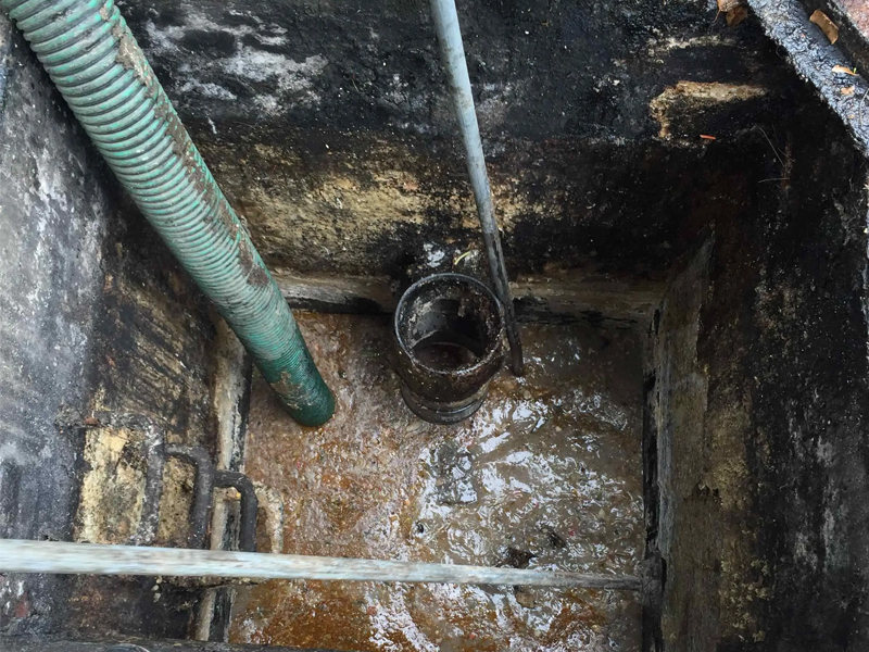 五福家园隔油池清理